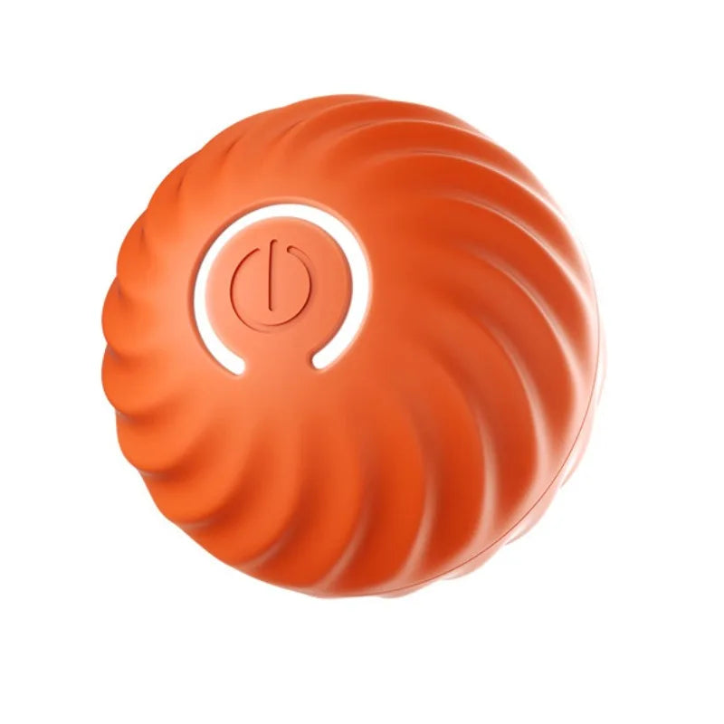 Pelota de juguete para mascotas movimiento automático, USB inteligente, saltando, giratorio, interactivo,